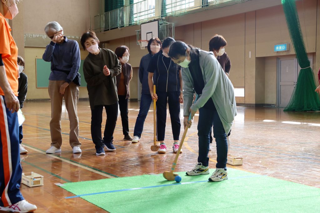 長門ボランティア連絡協議会 ニュースポーツ交流会を開催しました。 イメージ